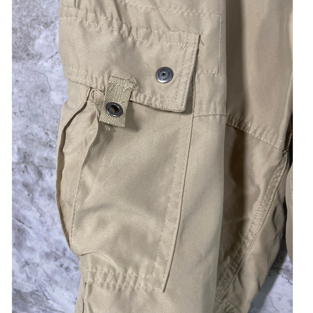 Ecko Unltd Men's Khaki Cargo Shorts Size 36 Relaxed Fit Zip Y2K Retro - Picture 6 of 13